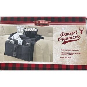The Original Fun Workshop ARMREST ORGANIZER Couch ,‎ 6 Compartments , Top Tray